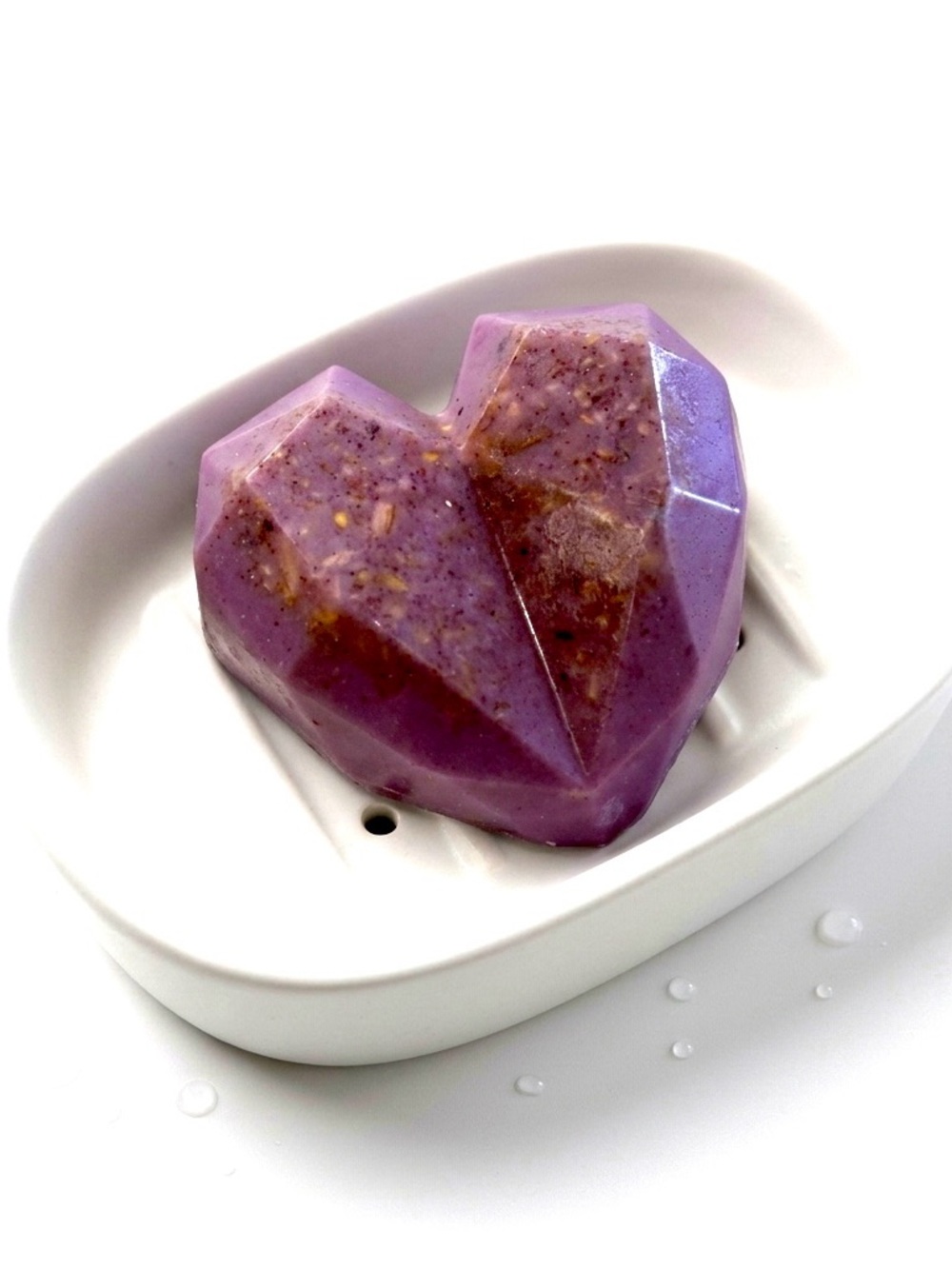 New VintageBitch Gifts - Love Spell Handmade Organic Oatmeal Soap Purple